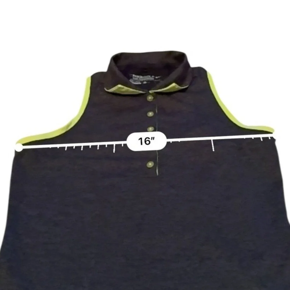 Nike Golf Sleeveless Polo Top Women's Small Athletic Training Dri Fit Activewear